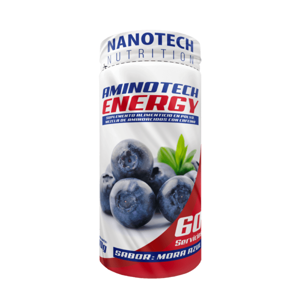 ANINOTECH ENERGY 600g 60 Servicios  - Sabor Mora Azul
