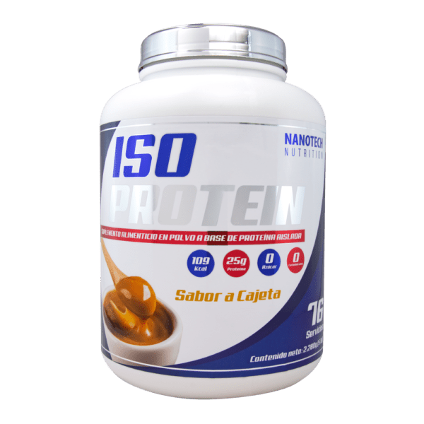 ISO PROTEIN 5lb 76 Servicios - Sabor Cajeta - Imagen 4