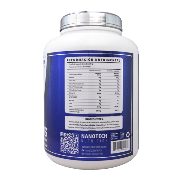 ISO PROTEIN 5lb 76 Servicios - Sabor Cajeta - Imagen 2