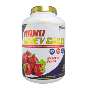 NANO WHEY GOLD 6lb 92 Servicios - Sabor Fresa