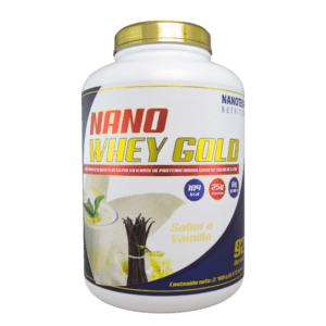 NANO WHEY GOLD 6lb 92 Servicios - Sabor Vainilla