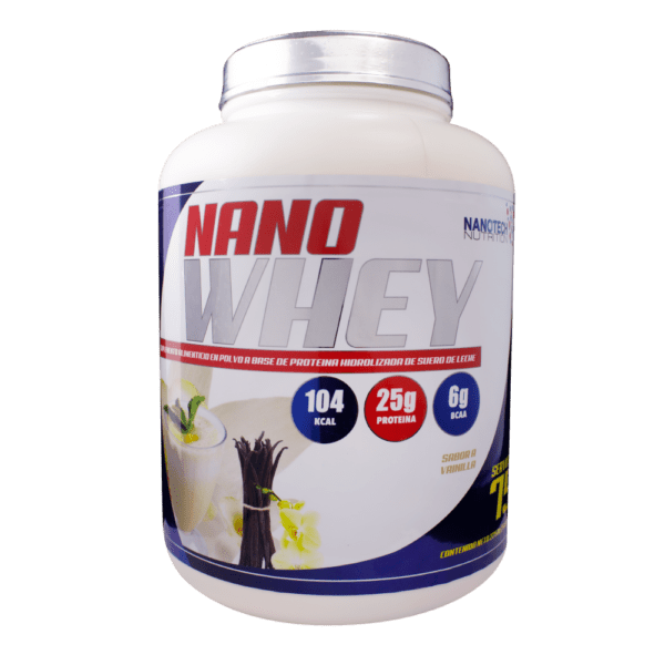 NANO WHEY 5lb 75 Servicios - Sabor Vainilla - Imagen 5