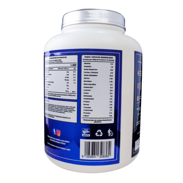 NANO WHEY 5lb 75 Servicios - Sabor Vainilla - Imagen 3