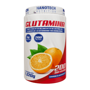 GLUTAMINA 1120g 200 Servicios  - Sabor Naranja