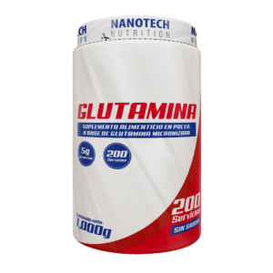 GLUTAMINA 1000g 200 Servicios - Sin Sabor